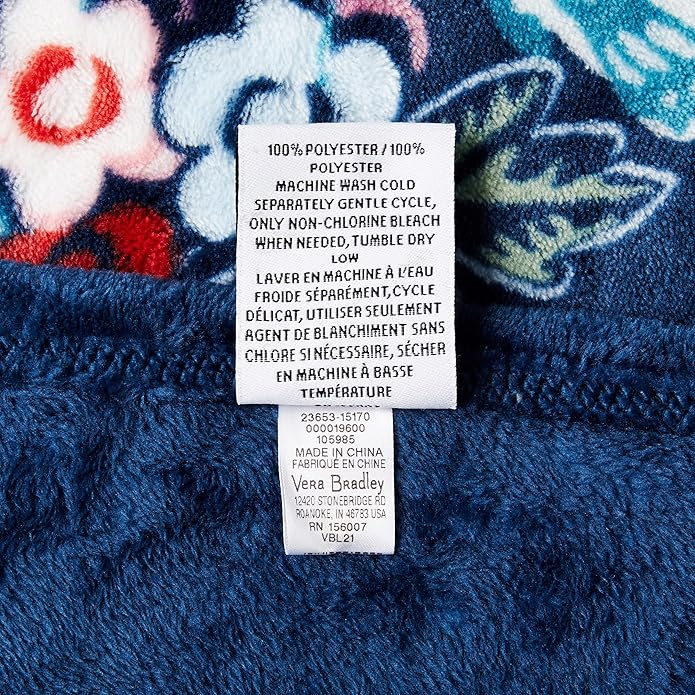Vera Bradley Women's Disney Fleece Plush Throw Blanket