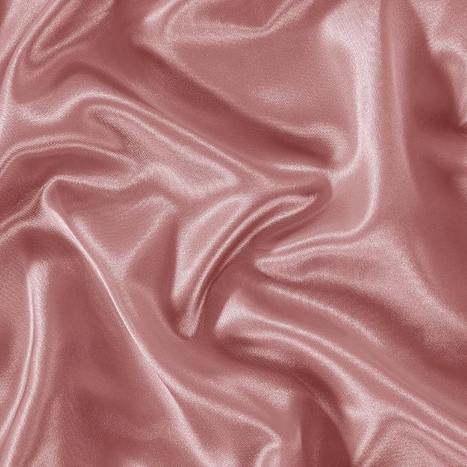 Bedsure Satin Sheets Full Size - 4 Piece Silky Bedsheets with 15 Inches Deep Pocket Fitted Bedsheet,1 Flat Sheet, 2 Satin Pillowcases, Good for Hair & Skin (Full, Coral)