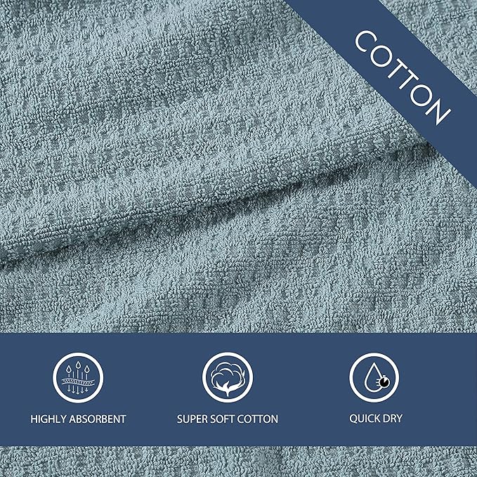 Tommy Bahama - Bath Towels, Highly Absorbent & Soft Bathroom Essentials, Low Linting & Fade Resistant, Oeko-Tex Certified (Northern Pacific Turquoise, 2-Piece)