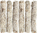 JL Local Wanderlust 9” White Sage Smudge Stick - Extra Large Smudging Wand Incense Stick for Cleansing, Purifying, Healing, Meditation, Yoga, Blessing (6 Pack)