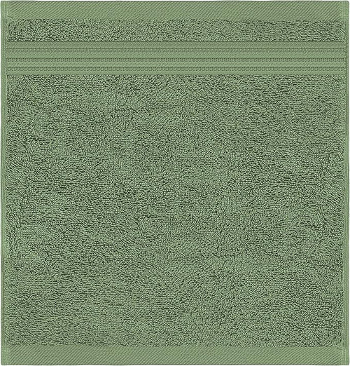 American Veteran Towel, 100% Cotton Turkish Washcloths for Bathroom Essentials 4 Pack, Soft Absorbent Wash Cloths Quick Drying Small Towels Washrags, Sage Green