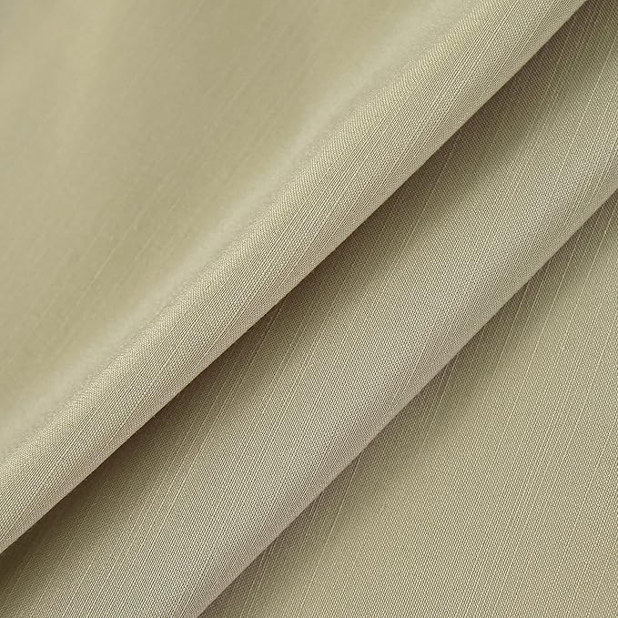 Biscaynebay Wrap Around Bed Skirts for King & Cal King Beds with 21" Drop, Camel Grey Adjustable Elastic Dust Ruffles Easy Fit Wrinkle Resistant Silky Luxurious Fabric Machine Washable