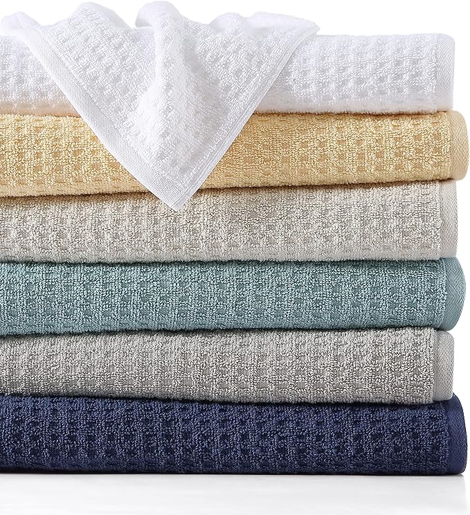 Tommy Bahama - Bath Towels, 100% Soft & Absorbent Cotton with Zero Twist Construction, Medium Weight Bathroom Towels (Northern Pacific Pelican Grey, 2 Piece)