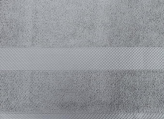 MAURA Premium Bath Sheets 100% Cotton 35x70 Oversized Ultra Absorbent Quick Dry Soft Towel Set for Bathroom Extra Large Bath Towels, Cool Grey